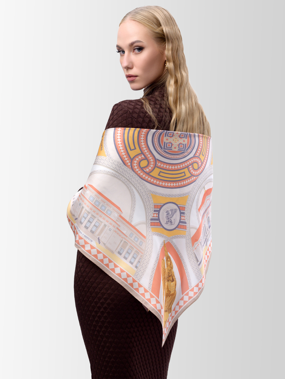 Платок «Новый Херсонес» 100% шёлк