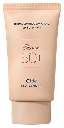 Солнцезащитный крем для проблемной кожи SPF 50 Ottie Derma Control Sun Cream 60 мл
