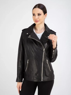 Кожаная куртка демисезонная косуха