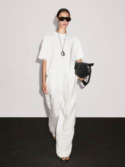 Massimo Dutti Футболка из 100% хлопка, натуральный, кремовый