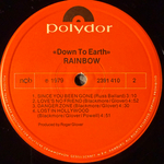 Rainbow - Down To Earth (Скандинавия 1979г.)