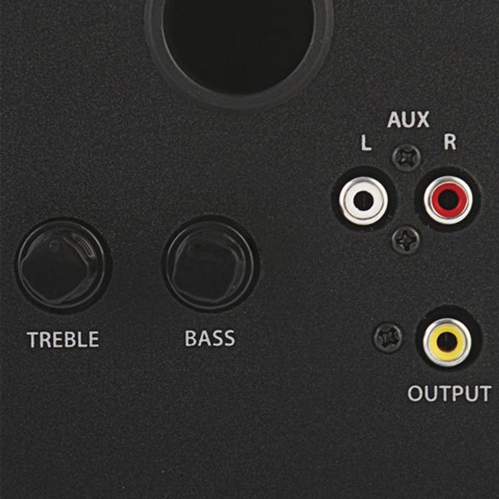 Колонки компьютерные SVEN SPS-615, 2.0, 2х10 Вт, USB, SD, Bluetooth, дерево, черные, SV-013707