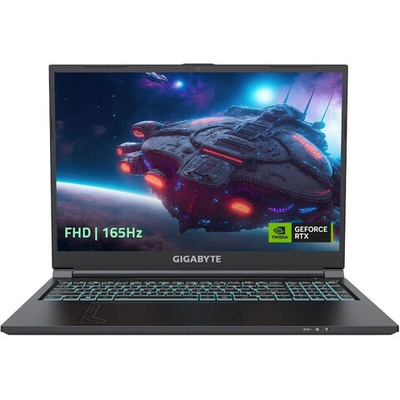 Ноутбук GIGABYTE G6 KF Intel Core i7-13620H, 16GB, SSD512Tb, RTX 4060 8Gb, 16" IPS FHD+ 165Hz, NoOS, black