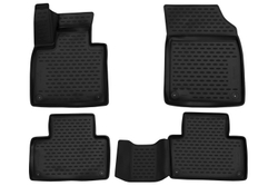 Коврики Standard, 3D в салон VOLVO XC90, 2015- , 4 шт. (полиуретан, чёрные) Element.CARVOL00003