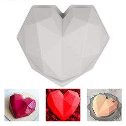 Силиконовая форма «Сердце оригами» 21х20 см