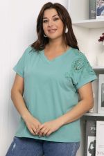 Блуза Время перемен (олива) Б13722-20М LT Collection