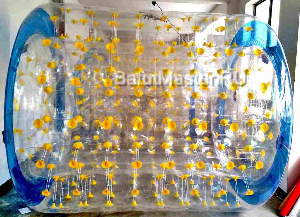 Бизнес-набор: Бассейн 7*7 м (1 шт), Водный роллер ПВХ (3 шт),насос (1 шт)