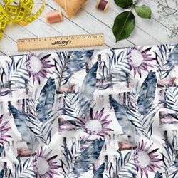 Ткань оксфорд 600 захватывающая красота яркого цветения