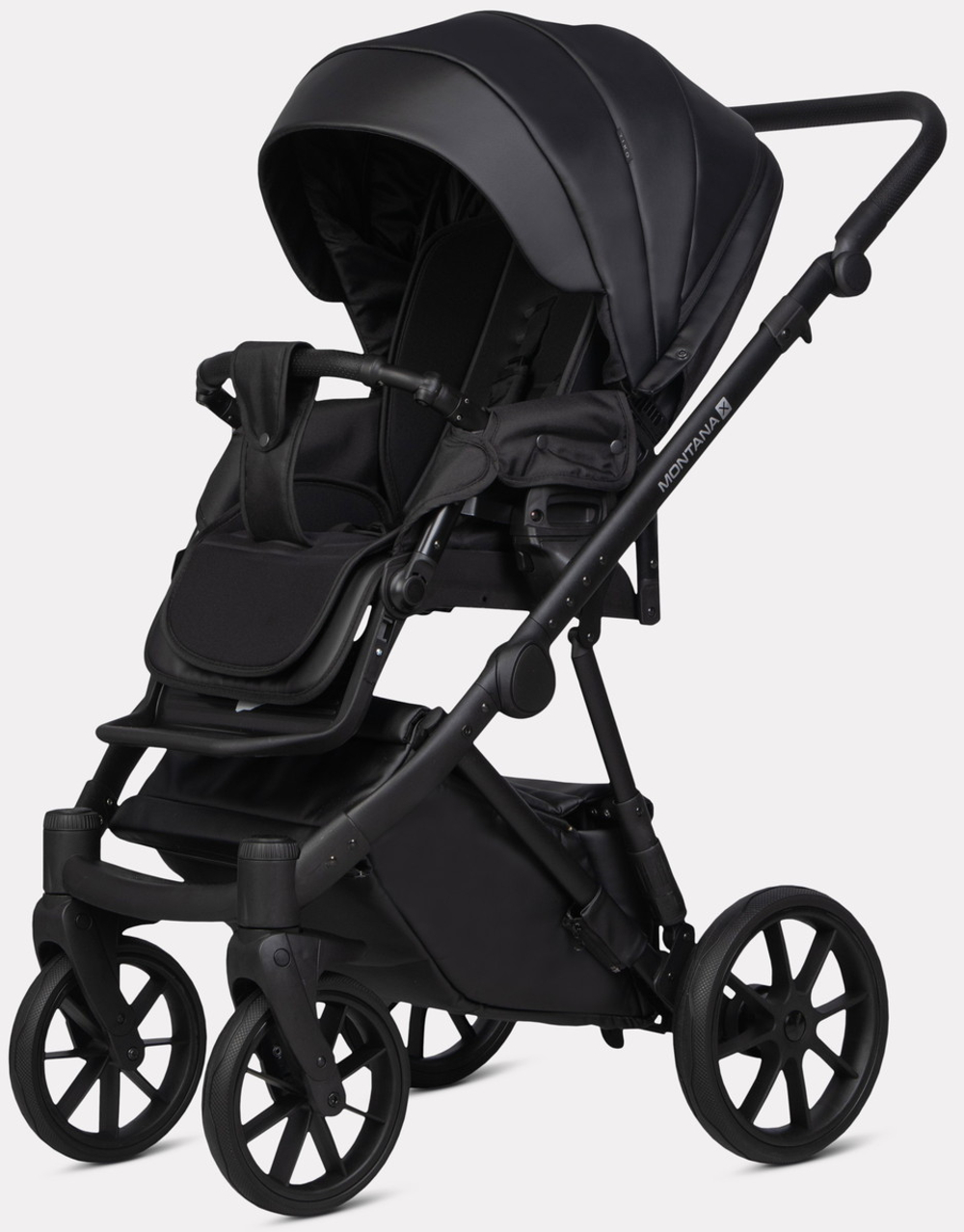 Детская коляска Riko Basic Montana X Ecco 2 в 1 12 Black (черный)