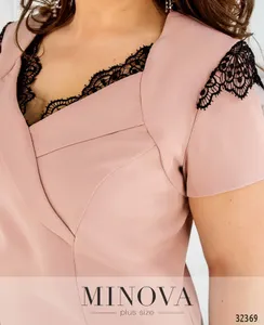 Платье 363-пудра Minova