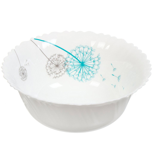 Одуванчик Салатник стеклокерамика, круглый, 23 см, Daniks, LHW-90-130313 (397490)