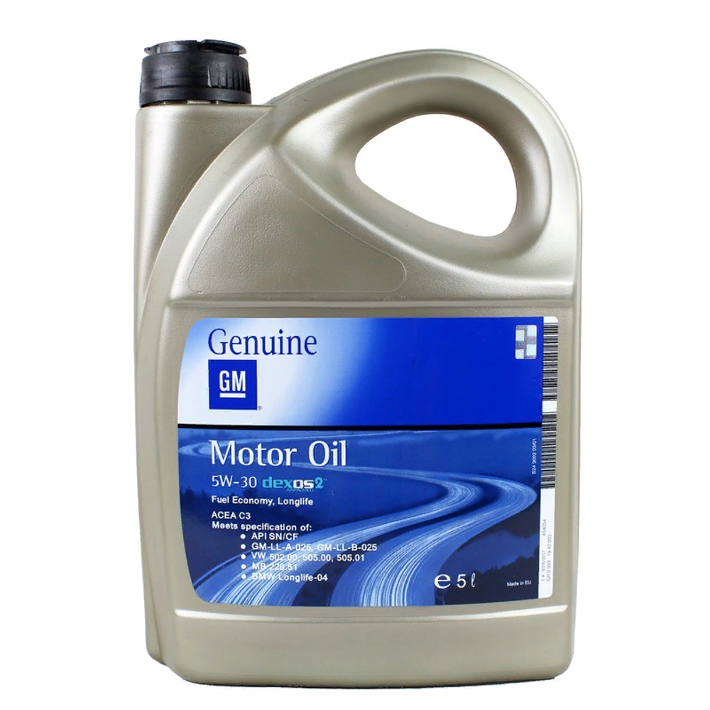 Моторное масло 1942003 GM GENUINE 5W-30 Синтетическое 5 л