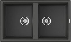 Мойка Omoikiri Tedori 86-2-PL Tetogranit/платина