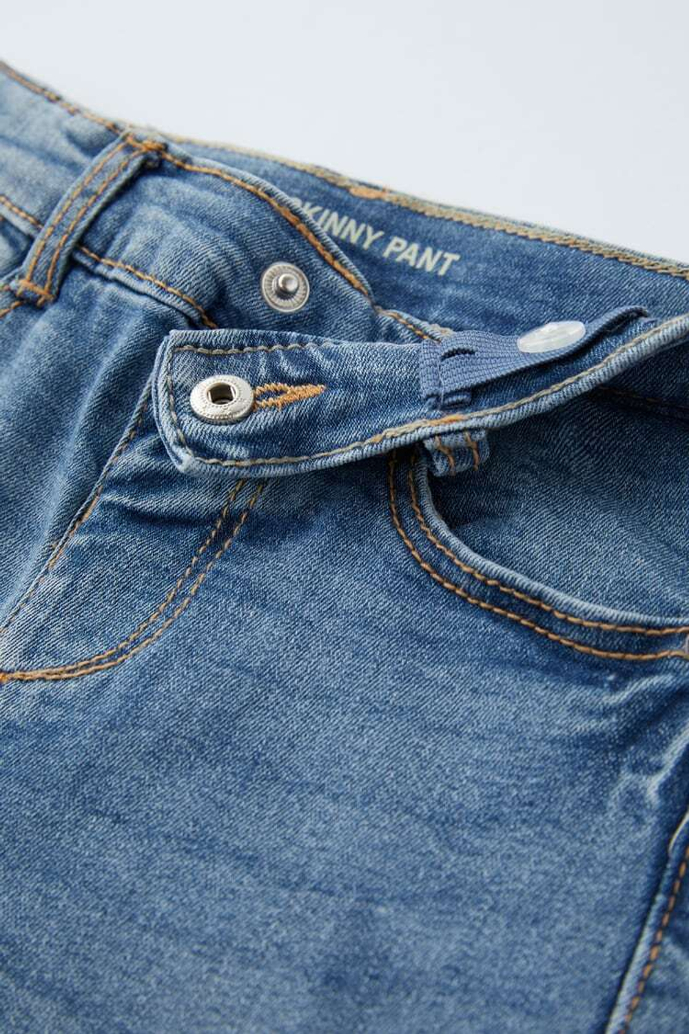 ZARA ДЖИНСЫ THE SKINNY FIT, ВЫЦВЕТШИЙ СИНИЙ