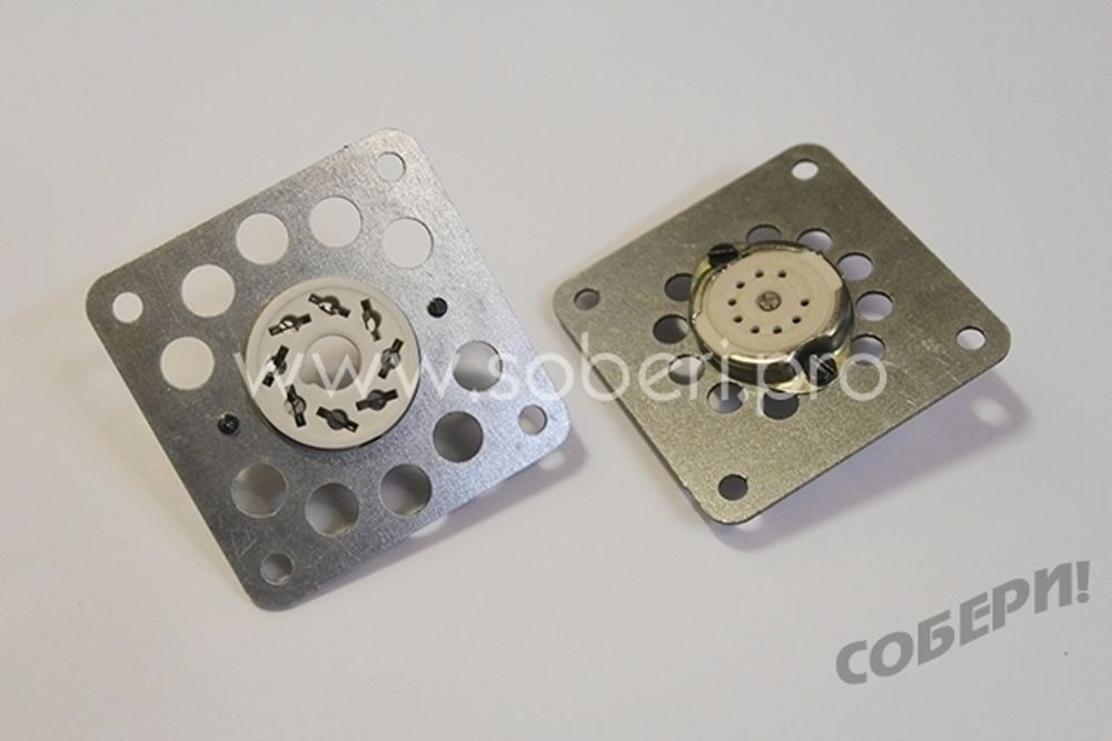 фланец крепежный для 9-штырьковой ламповой панели