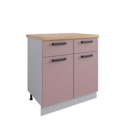 Кухня Модуль С2ЯШ 800 Ройс Пудра Скин