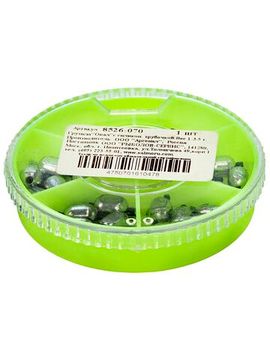 Грузила ОВАЛ 6 секций с трубочкой 1,0-3,5г 070 набор