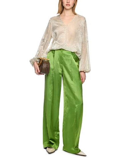 Marc Cain Блуза струящаяся с принтом