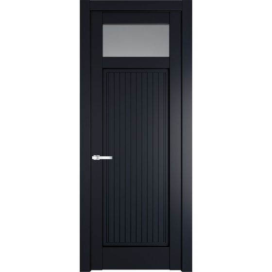 Межкомнатная дверь эмаль Profil Doors 3.3.2PM нэви блу остеклённая