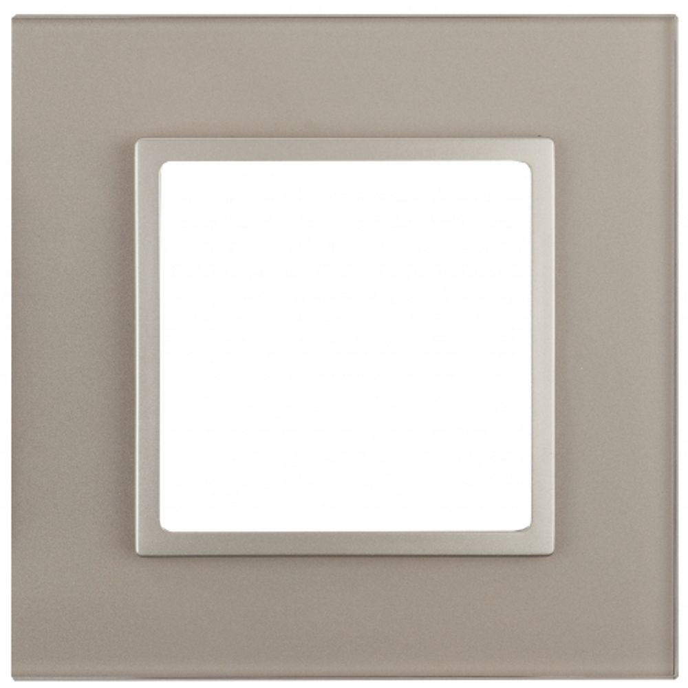 14-5101-04 ЭРА Рамка на 1 пост, стекло, Эра Elegance, шампань+шамп