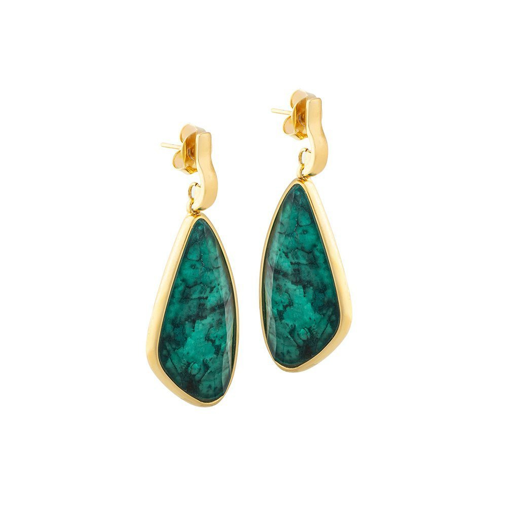 Серьги Possebon Emerald A4031.17 G/G