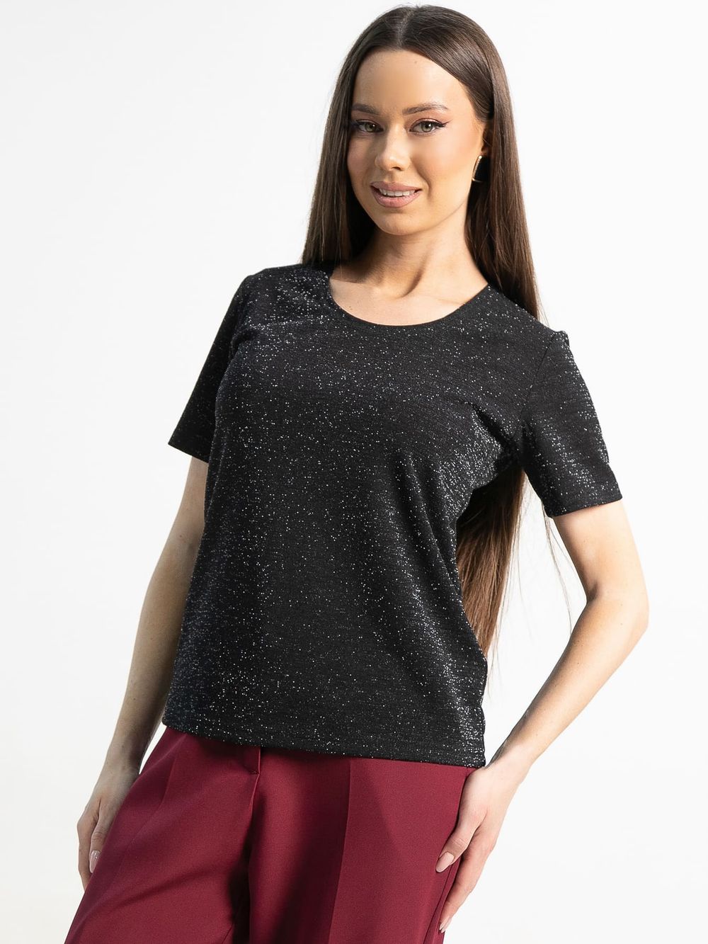 Блуза Сказочно красива (черная) Б15217-19М LT Collection