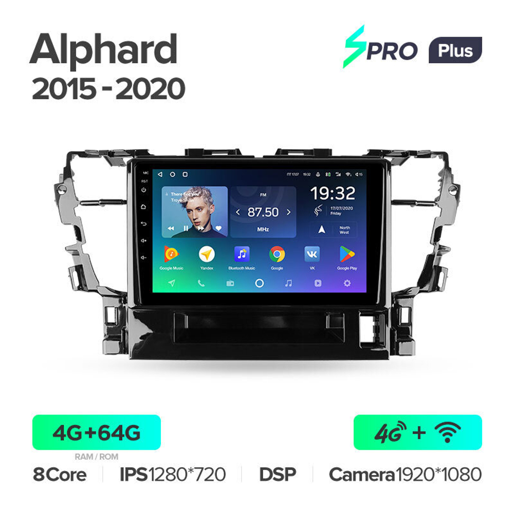 Teyes SPRO Plus 10.2" для Toyota Alphard 2015-2020