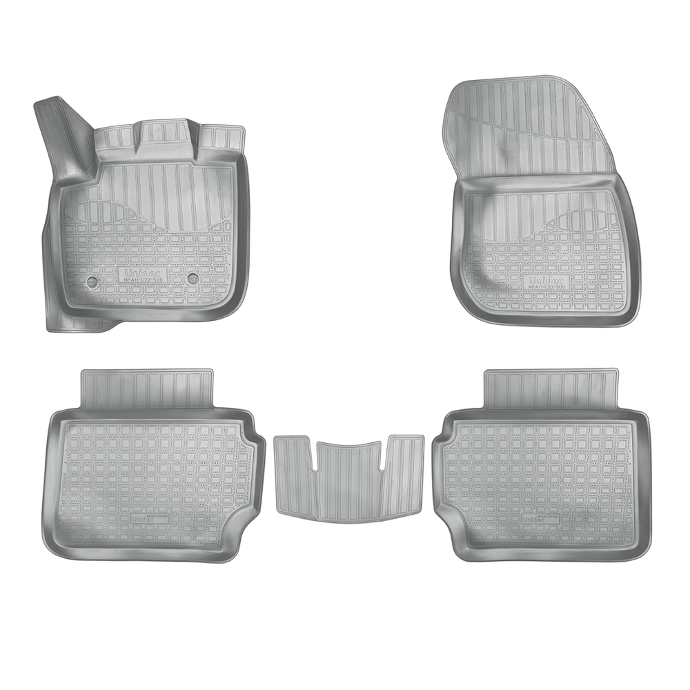Ковры в салон Norplast/Unidec для Ford Mondeo V (2015-)Полиуретан,Серый, арт.NPA11-C22-500-G