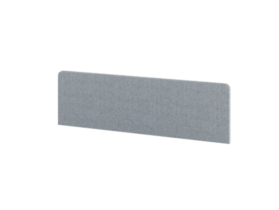 Экран фронтальный ЛДСП ткань Romeo 1200х370х32 512074-013 Сильвер