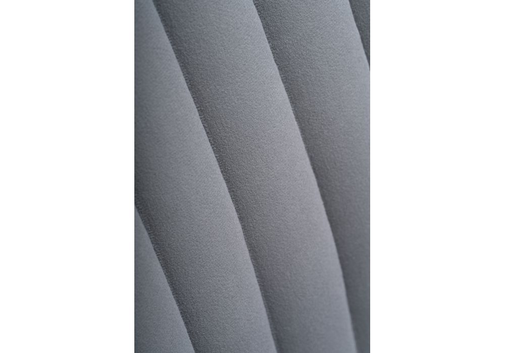 Полубарный стул Седа велюр светло-серый / черный