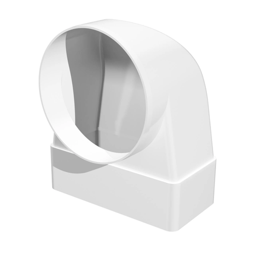 Соединитель 60х204/D150 угол 90 плоский/круглый 620СК15КП ERA