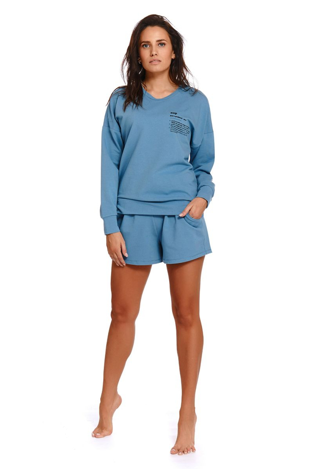 Коротенькие шорты с карманами (Размер: L) (Цвет: кофейный)