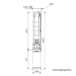 Скважинный насос Grundfos SP 9-40N 3x380 6 98699971