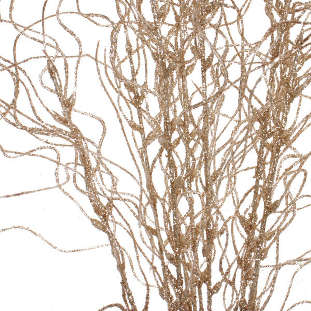 Ветка декоративная «Морозное солнце» 40 см, Шампань
