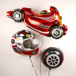 Шар Гоночная машина Болид красная