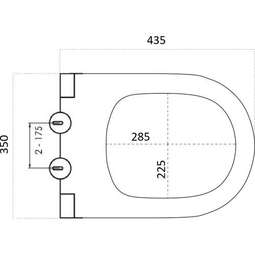 Крышка для унитаза Boheme Avva 976-MW, soft-close белый матовый