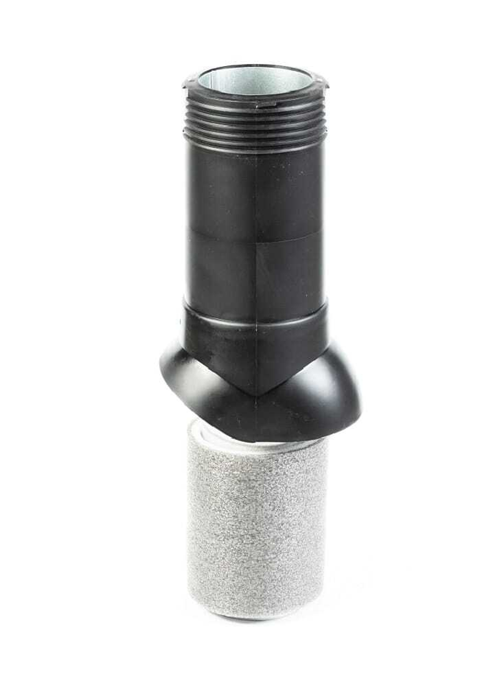 Вентиляционный выход изолированный D125/160 утепленный, высота H-500, серый