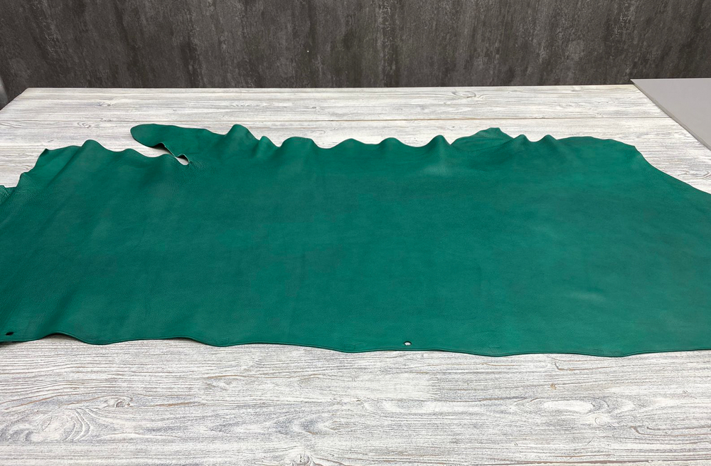 Natella Dark Emerald (1,4-1,6 мм), цв. Зеленый, натуральная кожа