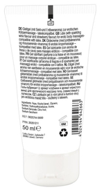 Лубрикант на водной основе Lick it! Sparkling Wine and Strawberry с ароматом клубники и шампанского - 50 мл.