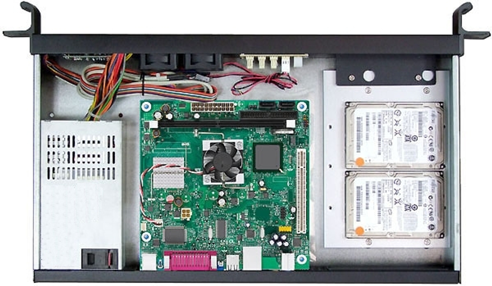 Корпус серверный 1U Procase UM125-FD-B-0