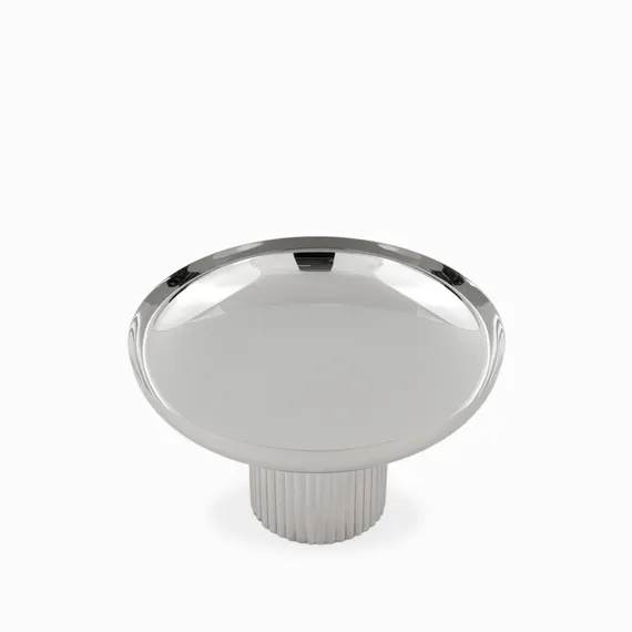 Миска Stem S, Ø23х20 см, серебристая