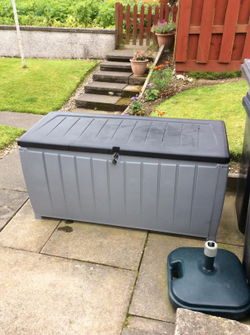 Пластиковый сундук Keter Novel 340 л graphite