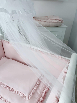 Комплект постельного белья Lepre New Royal Collection 4 предмета 120х90 см розовая пастель