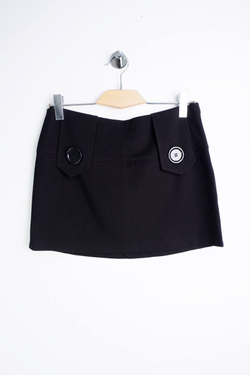 Юбка с объемными пуговицами, визуально на 44 размер