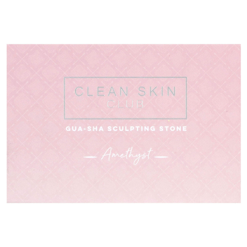 Clean Skin Club, гуа-ша, моделирующий камень, аметист, 1 шт.
