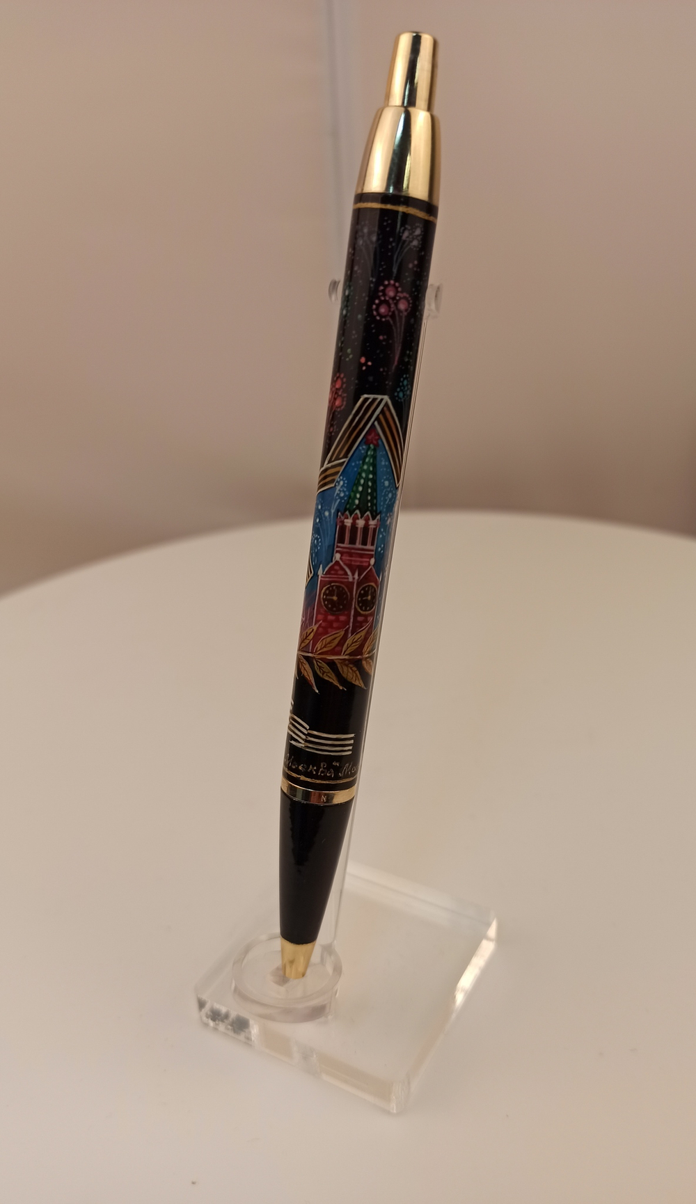 Ручка расписная  Паркер "Москва. Кремль" худ. Макарычева