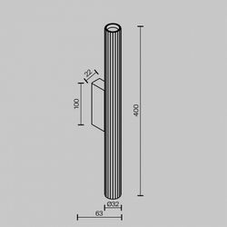 Бра Maytoni Calipso C082WL-12W2.7K-B