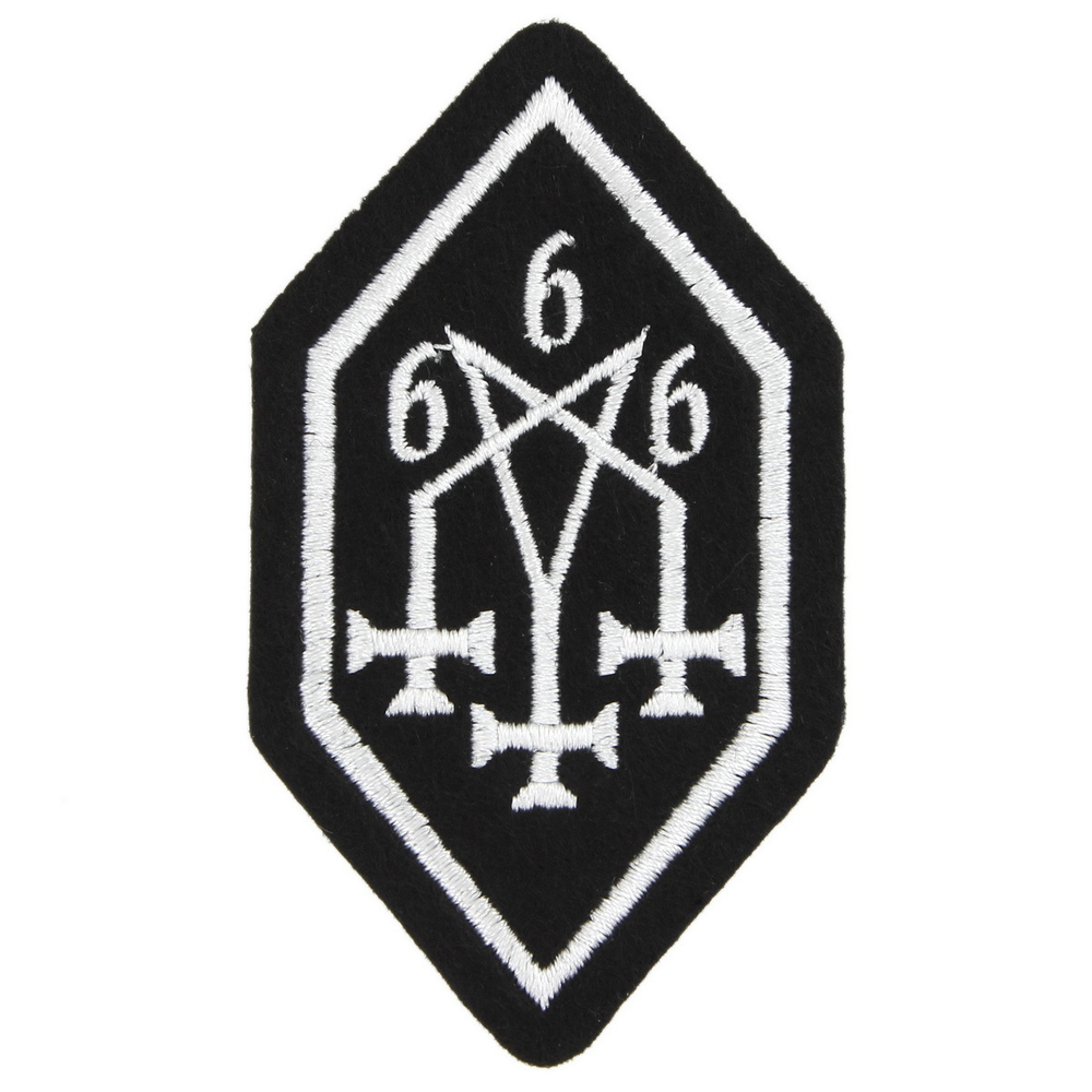 Нашивка с вышивкой группы Gorgoroth 666