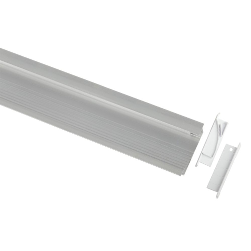 Комплект с врезным анодированным профилем ЭРА 6814 68х14мм 2м | Профили для светодиодных лент