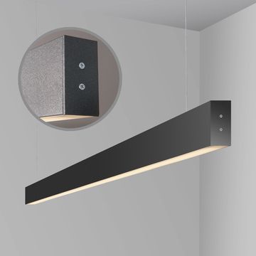 Линейный светодиодный подвесной односторонний светильник 128см 25Вт 4200К черная шагрень Elektrostandard